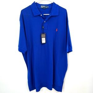 Polo Ralph Lauren Short Sleeve ‘Royal Blue’ Crew Neck Polo Men’s Size XL